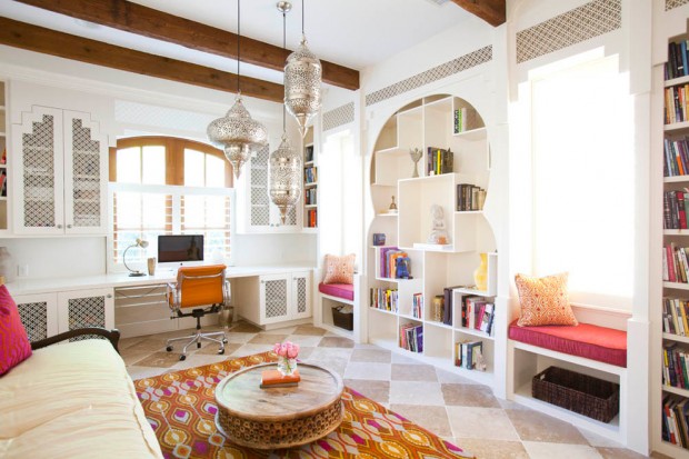 Modern interieur in Moorse stijl