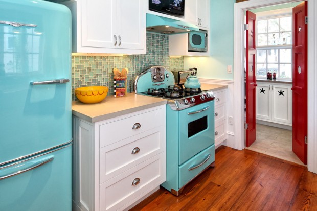 dapur gaya retro