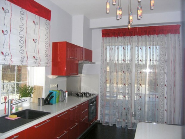reka bentuk langsir dapur