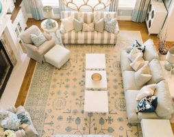 Perabot upholsteri di bahagian dalam rumah anda