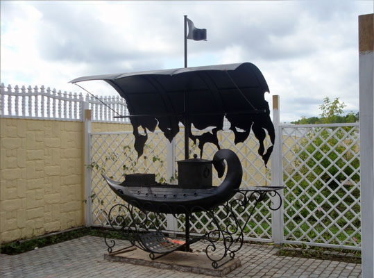 brazier logam buat sendiri
