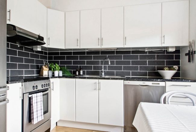 reka bentuk dapur putih
