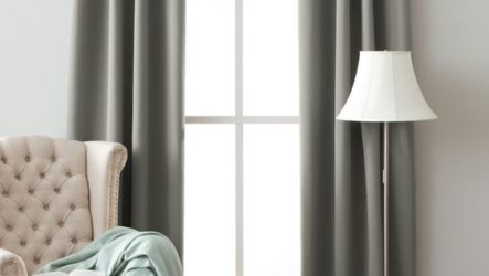 Tirai buat sendiri pada grommet: arahan langkah demi langkah
