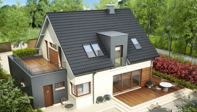 rumah bumbung mansard