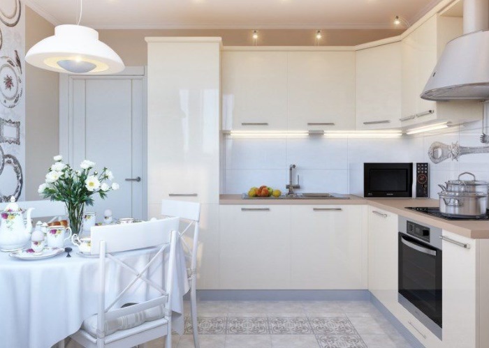 susunan perabot di dapur