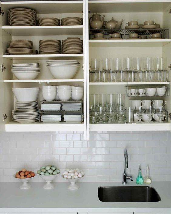 susunan perabot di dapur