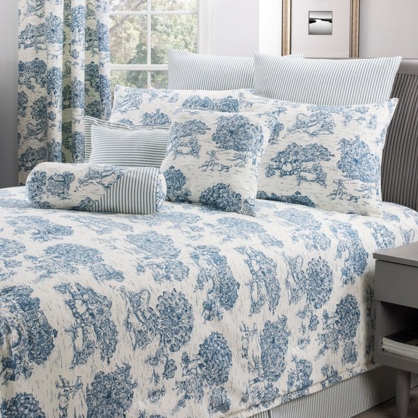 bilik tidur berwarna biru